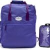 UNDERSEAT PRO Large Packing Cube with Shoulder Straps | Foldable Travel Backpack Personal Item Size (Midnight Blue, 30L)