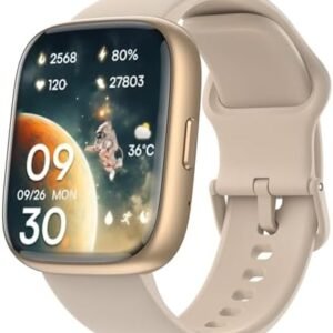 Smart Watch for Men Women,Alexa Built-in Smartwatch(Answer/Make Calls),1.83" HD Fitness Tracker,IP68 Waterproof 100+ Sport Mode Activity Tracker,Heart Rate SpO2 Sleep Monitor,iOS Android Compatible