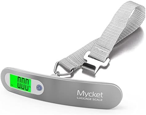 Mycket Luggage Scale Portable Digital Weight Scale Electronic Suitcase Scale Hanging Scales Luggage Weighing Scale 110 Lb/ 50Kg with Backlit with Tare Function Lightweigh for Travel - Image 2