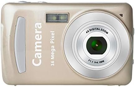 Portable Digital Camera, 2.4'' TFT HD Digital Compact Cameras, 16MP Zoom Recording Pocket Camera, Point and Shoot Cameras Mini Camerasfor Kids, Beginners,Teens(Gold) - Image 2