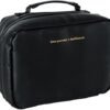 Mens Toiletry Travel Bag, Dopp kit Toiletries Bag for Men, Mens Sleek & Minimalist Designed Travel Essentials Organizer Water-resistant Shaving Bag for Toiletry Accessories, Black