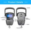 Luggage Scale, 110lb/50kg Luggage Weight Scale with Backlit LCD Display, Digital Fish Scale with Measuring Tape Portable Hanging Scale Suitcase Scale with Handle & Large Hook & 2 AAA Batties - Image 3
