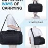 BAGSMART Duffle Bag for Men, 53L Large Gym Duffle Travel bag, weekender Overnight bag with Shoe Bag and Multiple Pockets for Travel Essentials, Sports, Traveling(Black) - Image 4