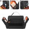 Prokva Tactical Toiletry Travel Bag for Men, Hanging Dopp Kit Hygiene Bag Shower Organizer with Hook for Toiletries and Shaving Care, Black (Empty Bag) - Image 3