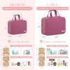 HOTOR Travel Toiletry Bag - Toiletry Bag w/Hanging Hook - Spacious Toiletry Bag for Women & Men, Makeup Bag/Big Comparment, Waterproof for Travel Accessories, Travel Essentials, Medium - Image 3