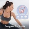 Wireless Earbuds Bluetooth Headphones Sport, 2024 Bluetooth 5.3 Earbud 3D HiFi Stereo Over Ear Buds, 48Hrs Earhooks Earphone with Noise Cancelling Mic, IP7 Waterproof Headset for Workout/Running/Gym - Image 6