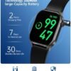 Smart Watch for Men Women, infrared true Blood Oxygen Monitor, 2.04-inch AMOLED Display, Heart rate Blood Pressure sleep Monitor, IP68 Waterproof Fitness Tracker, Compatible with Android and iOS - Image 6
