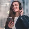 Uliptz Wireless Bluetooth Headphones, 65H Playtime, 6 EQ Sound Modes, HiFi Stereo Over Ear Headphones with Microphone, Foldable Lightweight Bluetooth 5.3 Headphones for Travel/Office/Cellphone/PC - Image 8
