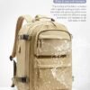 Travel Backpack for Women, Waterproof Carry on Backpack, 9x10x17 Personal Item Bag United Airlines Approved, with Shoe Compartment&Wet Pocket&USB Charging Port, Khaki - Image 6