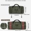 Large Gym Travel Duffel Bag,Weekender Workout Overnight Carry on Bag for Women Men with Shoe Compartment Makeup Bag - Image 4