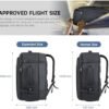 Carry On Backpack, 50L Travel Backpack, Luggage Backpack TSA Flight Approved Laptop Backpack for Men & Women, Large Expandable Backpack 40L Daypack Lightweight Business Weekender Bag, Black - Image 4