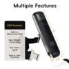 TADA 110 lbs Travel Luggage Scale Battery-Free Portable Digital Hanging Hand Baggage Scale for Travel Suitcase Weight Scale with Built-in Measuring Tape - Image 5