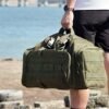 APRILBAY Duffel Bag Gym Bag Travel Hiking & Trekking Men Women Sports Bag Hunting & Fishing Large Bag Super Quality & Durable (Dark Green) - Image 2