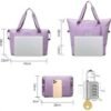 VENTOURPACK Gym Tote Bag, Travel Duffle Bag Women, Sports Bag, Yoga Bag, Weekender Bags For Women Travel With Trolley Sleeve (PURPLE) - Image 6