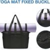 BAGSMART Large Tote Bag For Women, Travel Shoulder Bag Top Handle Handbag with Yoga Mat Buckle for Gym, Work, Travel - Image 7