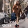 Kenneth Cole REACTION Chelsea 2-Piece Bundle - 20" Chevron Expandable 8-Wheel Carry-On Suitcase & Matching 15" Laptop Backpack, Black - Image 8
