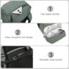 Travel Backpack for Women Man Travel Laptop Backpack 17 inch 25L MenPersonal Item Bag Airline Approved Carry On Backpack Travel bags for men carry on(Green) - Image 6
