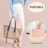 OCHEAL Small Cosmetic Bag,Portable Cute Travel Makeup Bag for Women and girls Makeup Brush Organizer cosmetics Pouch Bags-Pink - Image 6