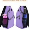 MOSISO Sling Backpack, Multipurpose Crossbody Shoulder Bag Travel Hiking Daypack - Image 6