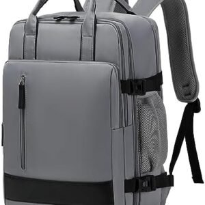 Large Travel Backpack for Women, 40L Carry On Backpack Airline Flight Approved with USB Charging Port Shoes Compartment, Personal Luggage Backpack Casual Daypack 15.6 Inch Laptop Backpack