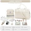 Weekender Bag for Women, Travel Bag Overnight Duffel Bag Carry On Bag with Wet Pocket & Trolley Sleeve, Sports Gym Bag - Image 2