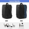 Large Travel Backpack for Women Men, 40L Carry On Backpack, 17 Inch Laptop Waterproof Backpack, College Bookbag, Backpack for Women, as Person Item Flight Approved - Image 2