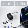 Universal Travel Adapter, VINTAR 75W GaN International Plug Adapter with 3 USB-C PD & 2 USB-A QC, All-in-One Travel Essentials for UK/EU/USA/AUS, Worldwide Power Adapter for Laptops Tablets Phones - Image 2