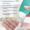Leak Proof Refillable Silicone Travel Bottles - 3oz Travel Size Containers - Squeeze Bottle with TSA Bag - Image 8