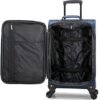 U.S. Traveler Aviron Bay Expandable Softside Luggage with Spinner Wheels, Navy, Carry-on 22-Inch - Image 3