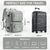 wassdins Large Travel Backpack for Men Women, Mochila de Viaje Carry on Backpack Flight Approved Luggage Backpack, Personal Item Travel Backpack Tiktok Backpack Waterproof Morral de Viaje - Image 3
