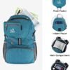 WATERFLY Small Lightweight Packable Backpack: 20l Ultra Light Foldable Travel Hiking Camping Daypack Day Pack for Man Woman - Image 4