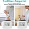 LEYGUAR Wrist Blood Pressure Monitor for Home Use, Accurate Digital BP Cuff Machine, 99 Readings Memories for 2 Users, Large Display for Easy Reading, Comfy Adjustable Cuff and Portable Carrying Bag - Image 5