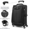 Travelpro Maxlite 5 Softside Expandable Carry on Luggage with 4 Spinner Wheels, Lightweight Suitcase, Men and Women, Black, Carry On 21-Inch - Image 3