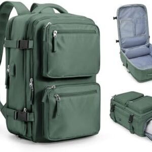 wassdins Large Travel Backpack for Men Women, Mochila de Viaje Carry on Backpack Flight Approved Luggage Backpack, Personal Item Travel Backpack Tiktok Backpack Waterproof Morral de Viage