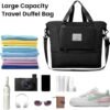 Pool Travel Duffle Bag - Overnight Shoulder Bag for Women, Waterproof Weekender Bag Carry On Tote Bags Sports Tote Gym Bag for Women - Image 5