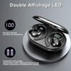 Wireless Earbuds Bluetooth Headphone Sport, 2024 Bluetooth 5.3 Earbud 14.2mm Driver Stereo Over Ear Buds, 48Hrs Earphone with Earhook, Noise Cancelling Mic, IP7 Waterproof Headset for Workout/Running - Image 5