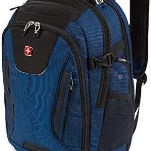 SwissGear 5358 USB ScanSmart Laptop Backpack, Blue/Black, Large