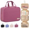 HOTOR Travel Toiletry Bag - Toiletry Bag w/Hanging Hook - Spacious Toiletry Bag for Women & Men, Makeup Bag/Big Comparment, Waterproof for Travel Accessories, Travel Essentials, Medium