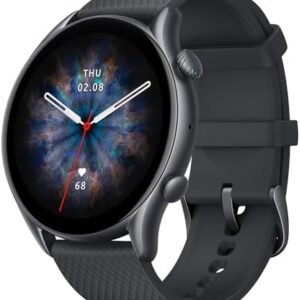 Amazfit GTR 3 Pro Smart Watch for Men,12-Day Battery Life, Alexa Built-in, Bluetooth Call & Text, GPS & 150 Sports Modes, 1.45”AMOLED Display, Fitness Watch with SpO2 Heart Rate Tracker, Black