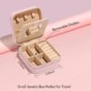 Parima Travel Jewelry Organizer for Women, Travel Jewelry Organizer | Necklace Organizer Earrings Organizer Ring Organizer | Jewelry Travel Organizer | Travel Gifts for Women Travel Essentials - Image 3