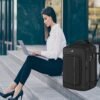 MATEIN Carry on Backpack for Airplanes, Underseat 40L Travel Backpack Personal item Size with Shoe Bag, TSA 17 inch Travel Backpacks for Men Airline Flight Approved Bag, Black - Image 9