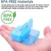 GREENCYCLE Weekly Pill Organizer 7 Day 2 Times a Day, AM PM Portable Travel Daily Compartments Pill Cases for Pills Vitamin Fish Oil Supplements, BPA Free Pill Box, Easy to Clean - Image 3