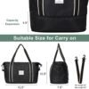 ACdream Large Travel Tote Bag, Duffle Weekender Overnight Carry On Luggage, - Image 3