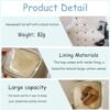 uekeboag White Quilted Cotton Makeup Pouch,Coquette Quilted Toiletry Bag for Women and Girls, Floral Coquette Organizer Bag, Aesthetic Travel Cosmetic Bags(02White Flower) - Image 3