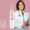Water-Flosser-Teeth-Cleaner, Rechargeable - Waterproof, Portable Cordless Dental Oral Irrigator, Water flossers for Teeth, 3 Modes 4 Nozzles, for Home and Travel Elegant, Water Flosser for Braces - Image 5