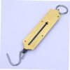 USHOBE Portable Scale Weighing Scale with Hook Gift Bags Medium Size Mini Hook Scale Mechanical Hanging Hook Scale Fishing Hunting Farm Outdoor Supplies Electronic Scale Baby Halloween - Image 6