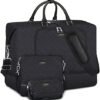 Travel Weekender Bag for Women, Overnight Bag with Shoe Compartment Oversized Travel Duffel Bag Carry On Tote 21"