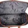 steve madden Designer Carry On Luggage Collection - Lightweight 20 Inch Duffel Bag- Weekender Overnight Business Travel Suitcase with 2- Rolling Spinner Wheels (Global Black) - Image 5
