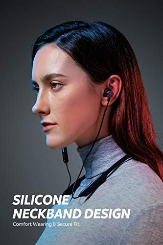 SoundPEATS Force Pro Dual Dynamic Drivers Bluetooth Headphones, Neckband Wireless Earbuds with Crossover, APTX HD Audio Built in Mic 22 Hours Playtime, Bluetooth 5.0 Headset Sports Earphones - Image 3
