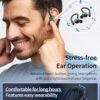 Wireless Earbuds, 60H Playback Bluetooth 5.3 Headphones,Noise Cancelling Wireless Headphones with LED Battery Display, Mics Clear Call, IPX6 Waterproof Bluetooth Earbuds for Workout Sports (BLACK) - Image 7